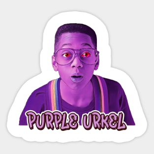 Purple Urkel Sticker